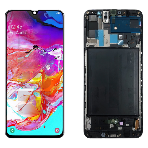 [MLM947818707] Display Samsung A70 Oled Completo Con Marco
